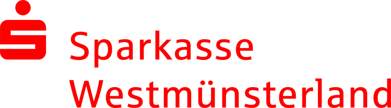 Ein Förderer der Jubiläumsveranstaltungen Burg Vischering, hier Logo der Sparkasse Westmünsterland