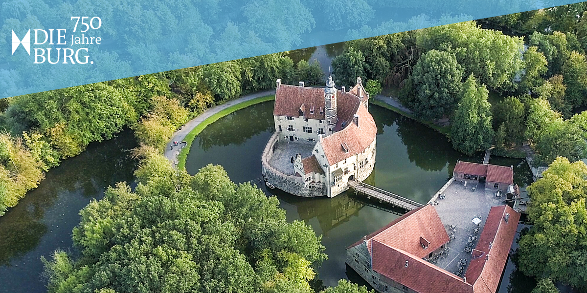 Veranstaltungsbild-Internationaler-Museumstag-Luedinghausen-Drohnenaufnahme der Burg Vischering
